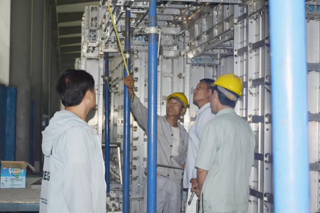 恭贺亚洲城yzc88铝模板房山项目顺利通过出厂验收!